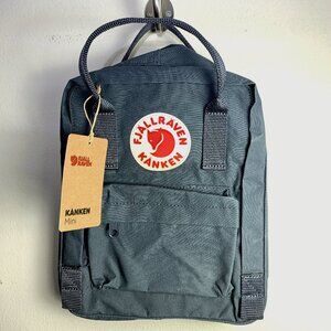 Fjallraven Kanken Backpack Blue Mini Strap Pockets New - NWT!